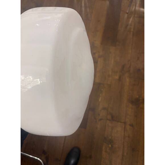 Rejuvenation 12" Opal Eastmoreland Schoolhouse Shade Only 4” Fitter Glass Milk - Picture 5 of 9